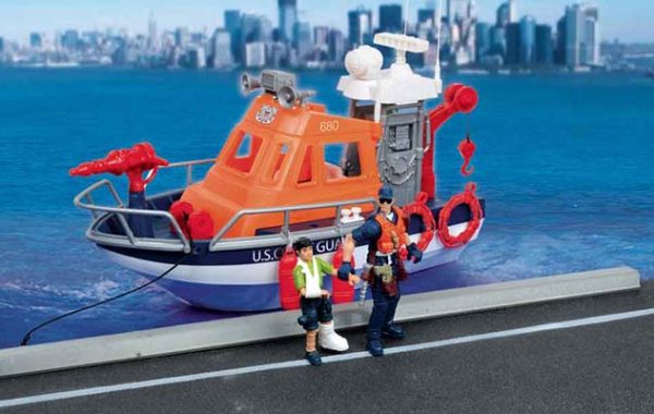 U.S. Coast Guard Rescue Boat Playset